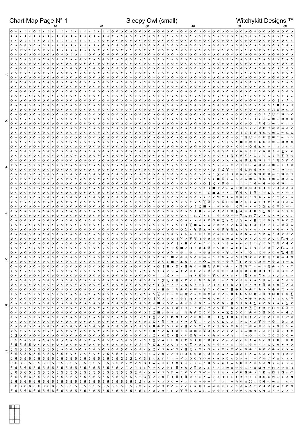 Sleepy Owl patterns created from a photo by Brigitte Werner (ArtTower) under CC0 license
