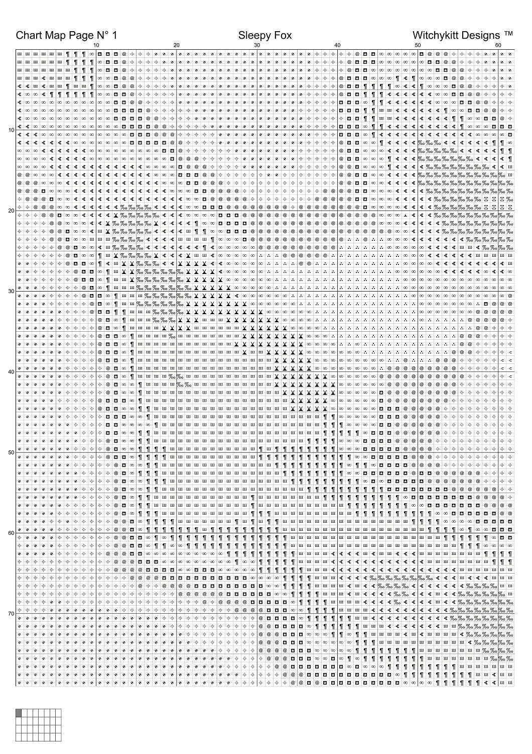 Sleepy Fox patterns created from a photo by Pexels under CC0 license
