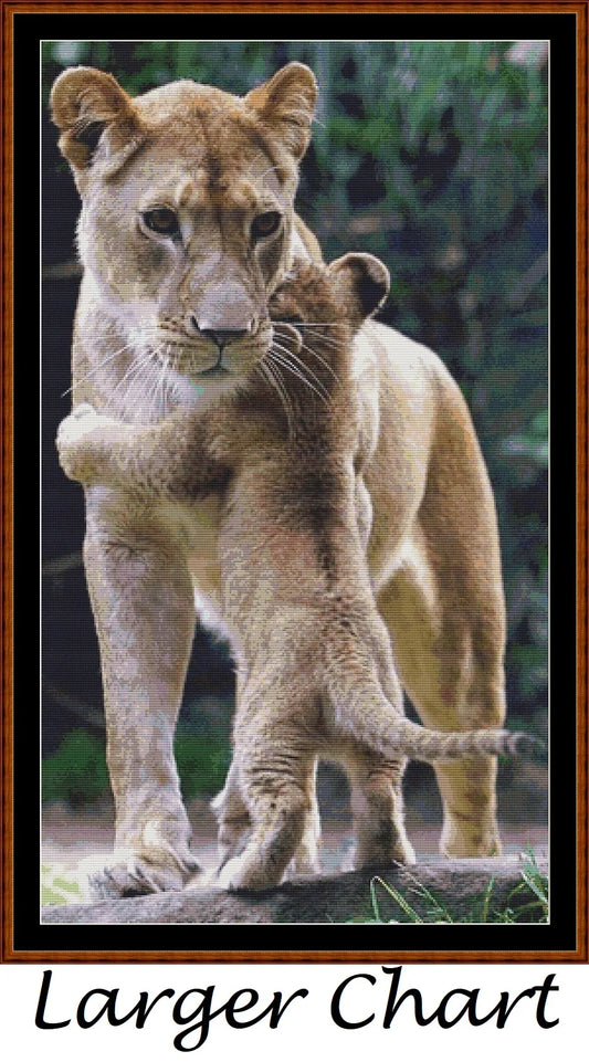 Mama's Hug - Lion