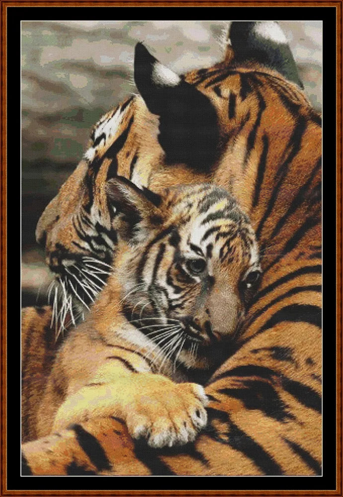 Mama's Hug - Tiger