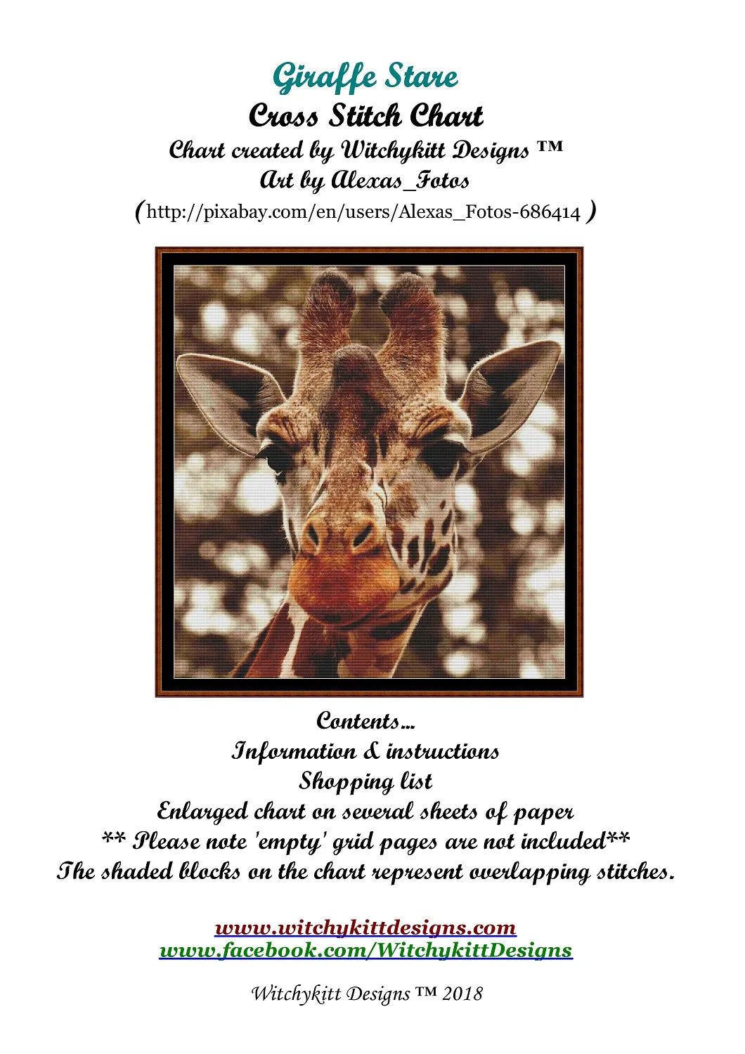 Giraffe Stare