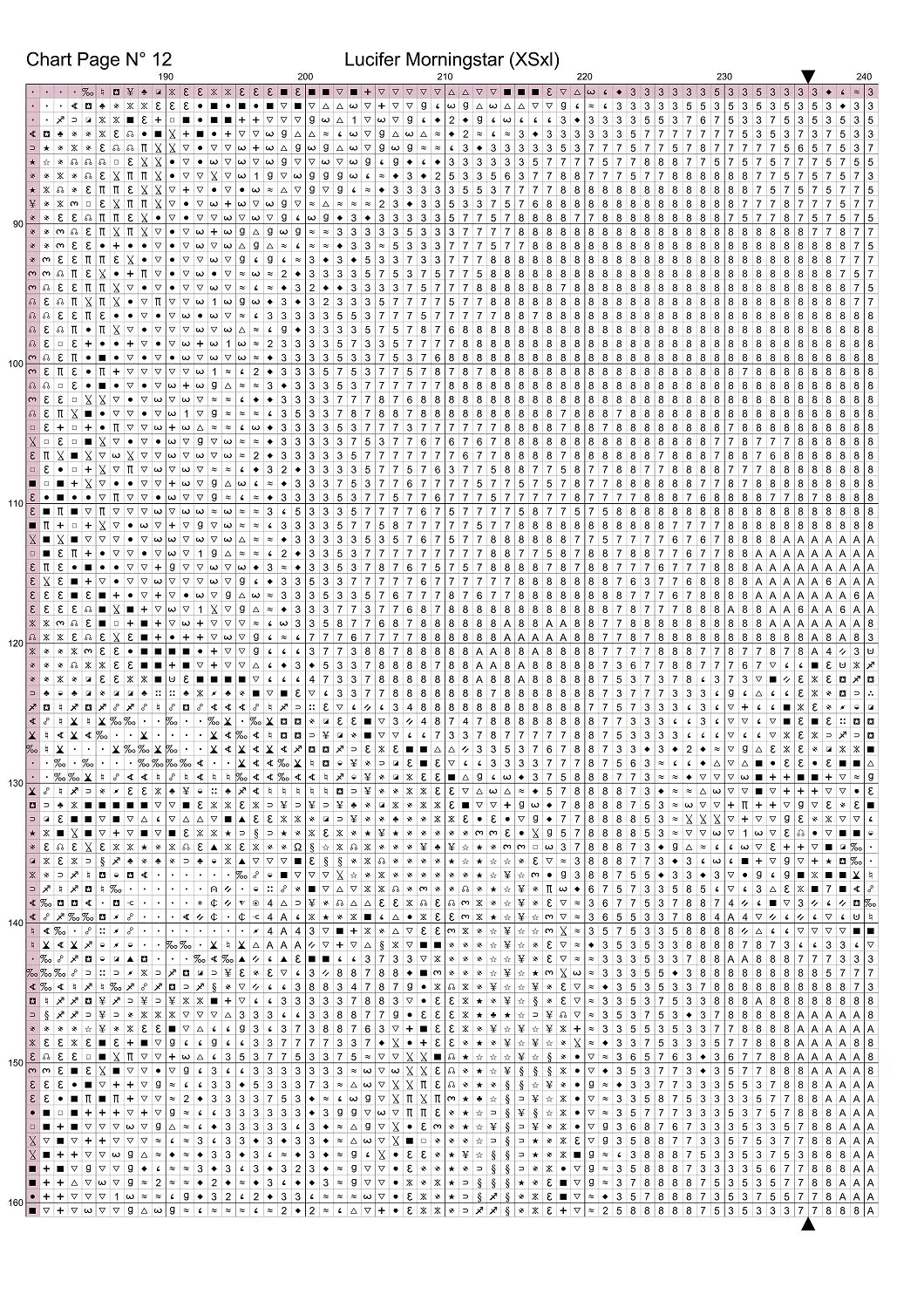 Lucifer Morningstar patterns are expertly created by Sam