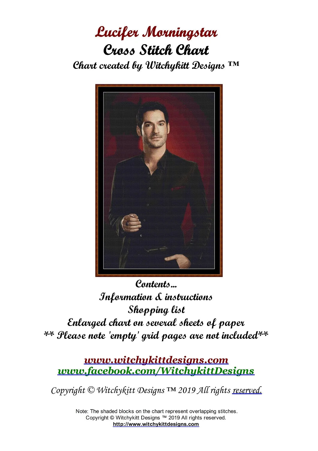 Lucifer Morningstar patterns are expertly created by Sam