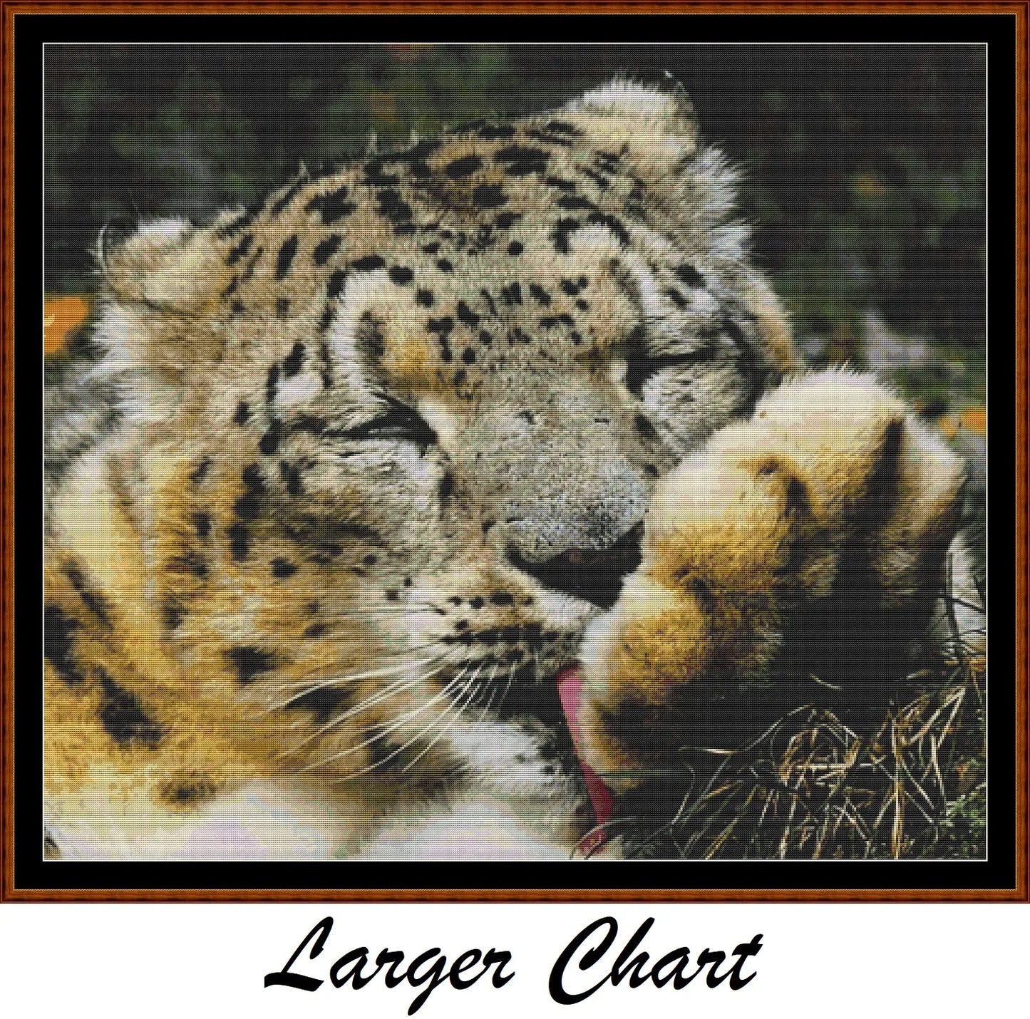 Clean Paws cross stitch patterns are expertly created from art by Gellinger under CC0 license