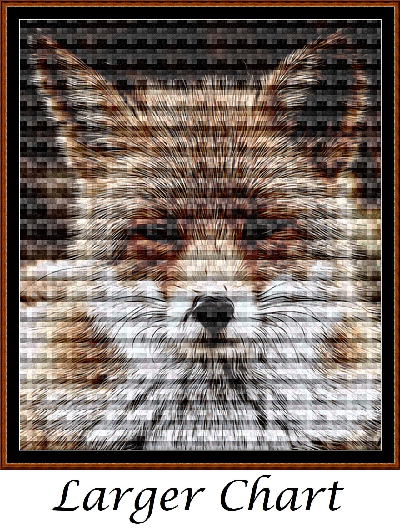 The Red Fox patterns created from art by Brigitte Werner (ArtTower) under CC0 license