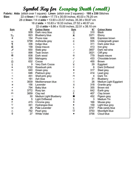 Escaping Death fantasy patterns created from art by Harald Dona under CC0 license