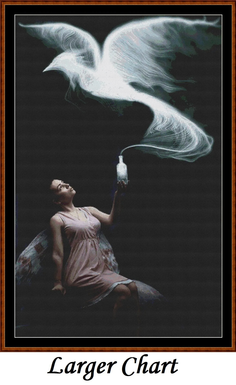 Birth Of The Phoenix patterns created from art by Сергей Мельников (enki_art) under CC0 license