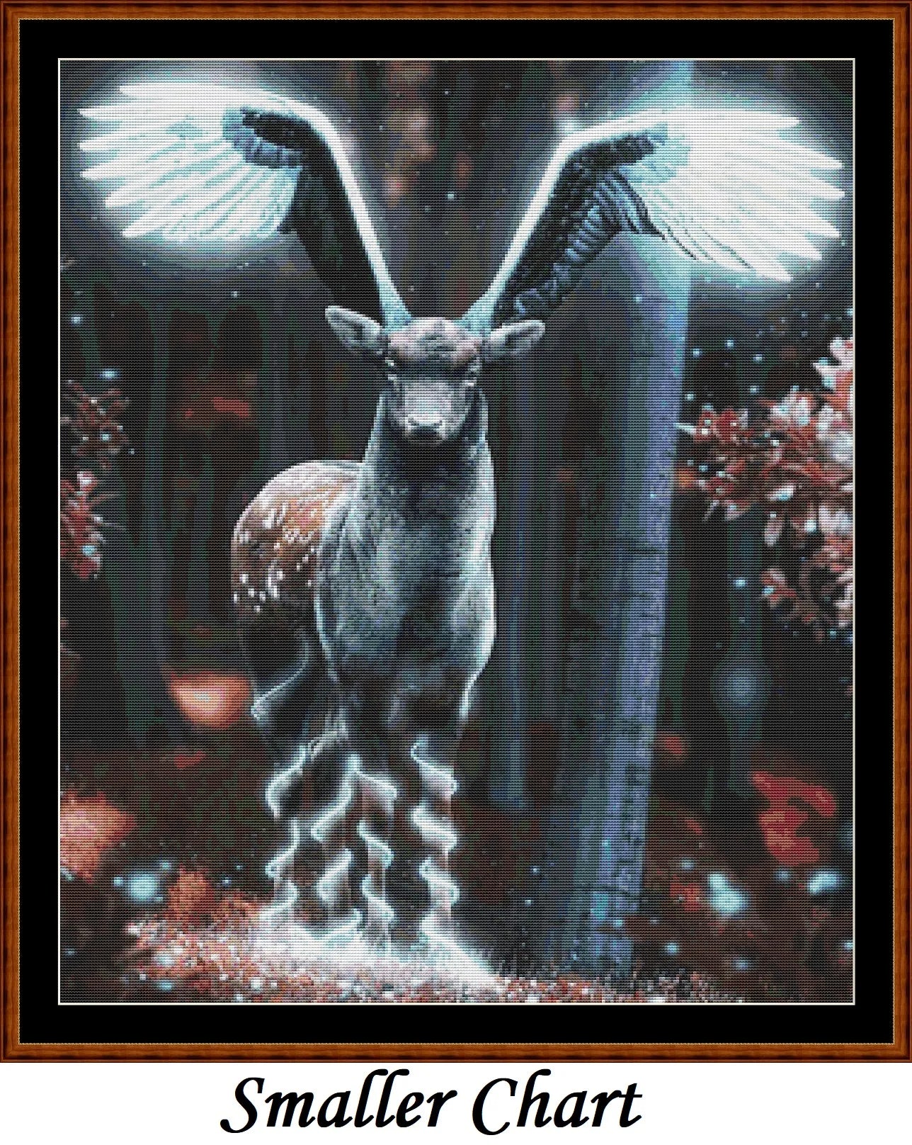 Metamorphosis cross stitch patterns are expertly created from art by Сергей Мельников (enki_art) under CC0 license