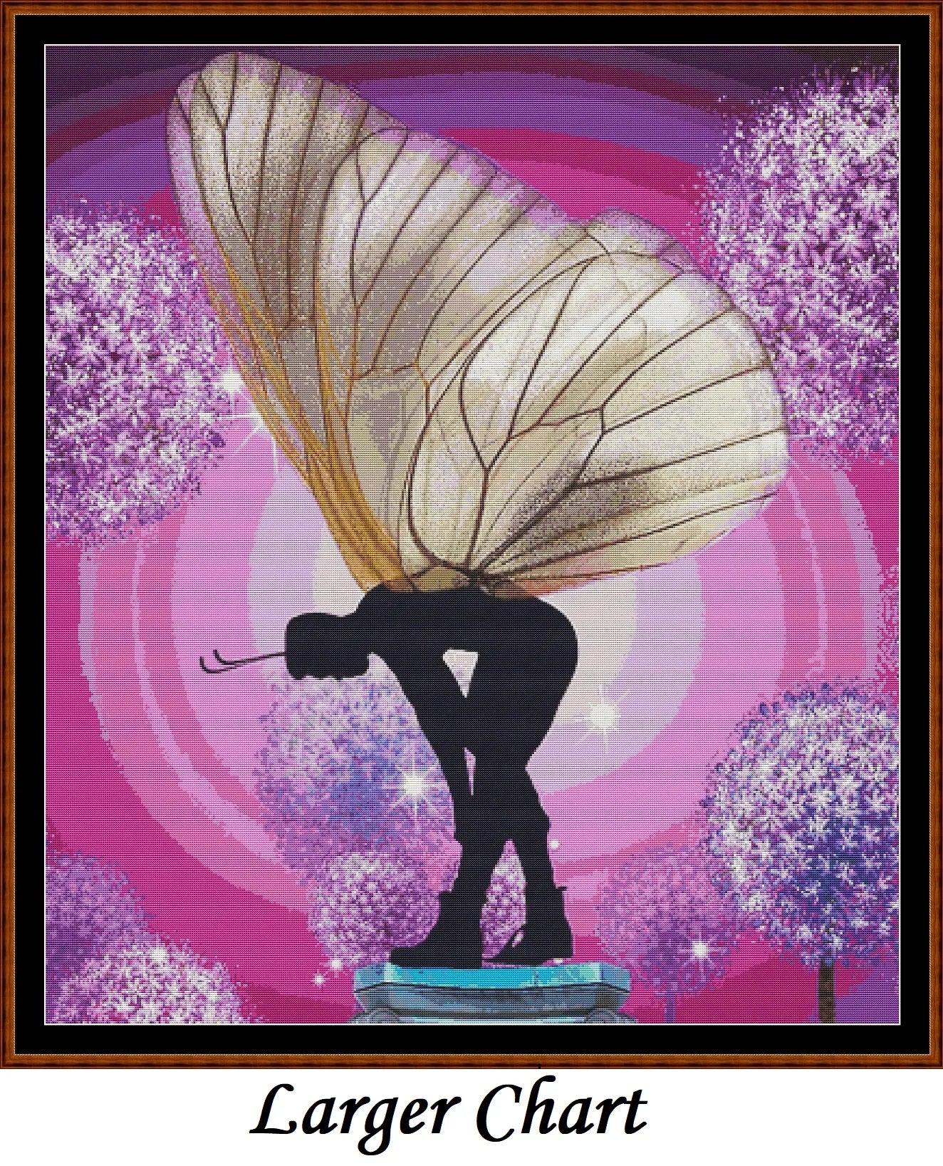 Wings fairy patterns created from a photo by Briam Cute (Nixon-Ruiz) under CC0 license