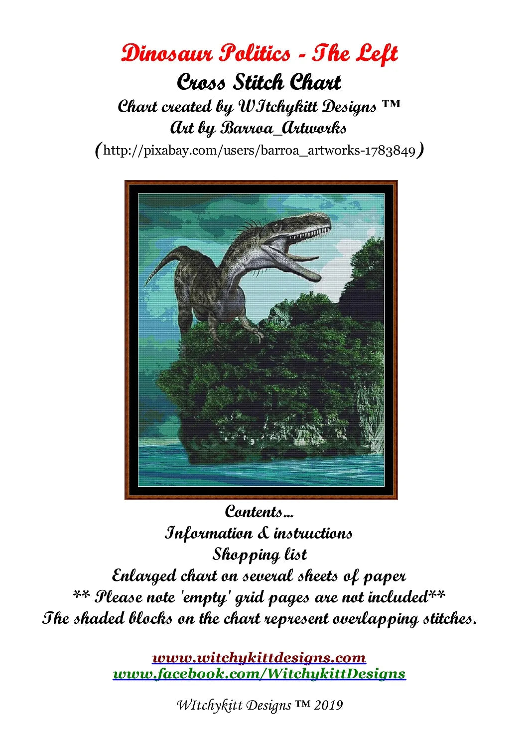 Dinosaur Politics ~ 2 requested patterns pack
