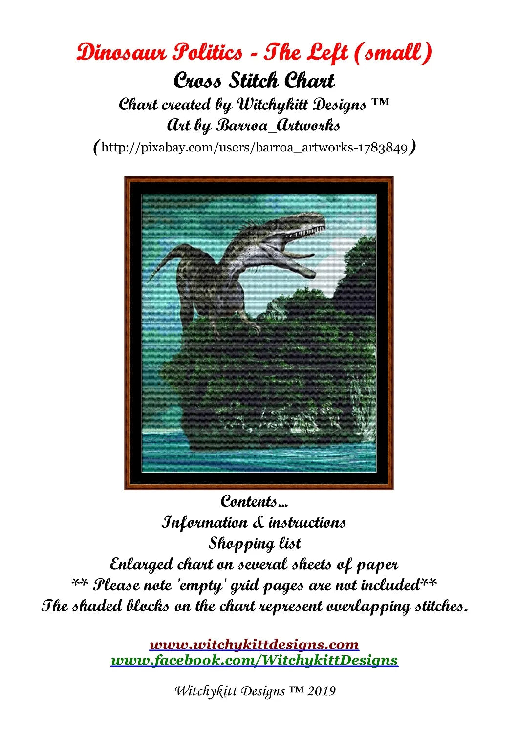 Dinosaur Politics ~ 2 requested patterns pack