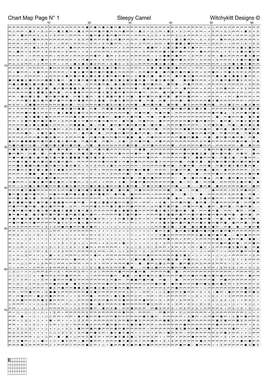 Sleepy Camel patterns created from a photo by Silvia under CC0 license