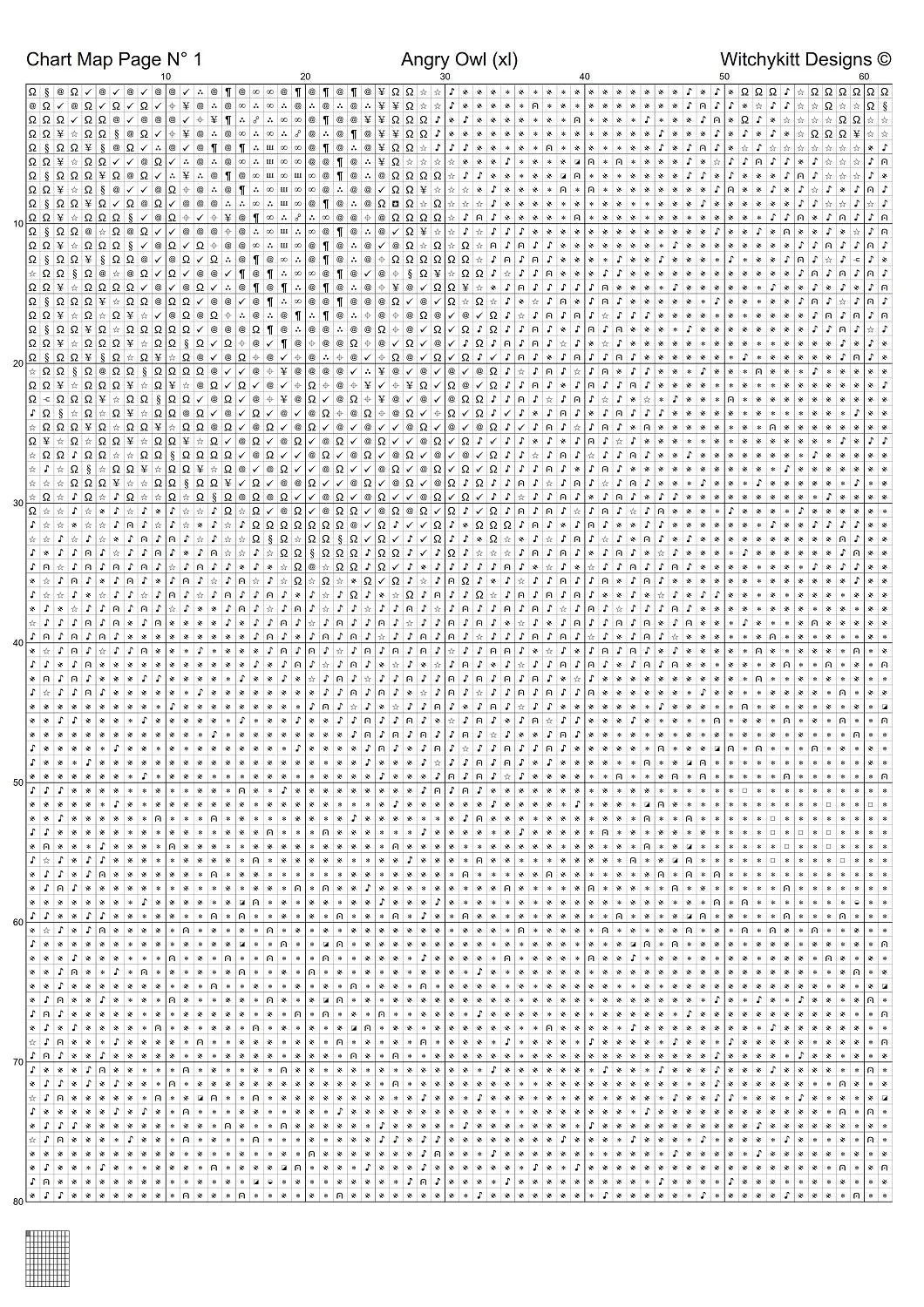 Angry Owl cross stitch patterns are a little owl design created from art by Paul Edney (ebor) under Public Domain CC0 license