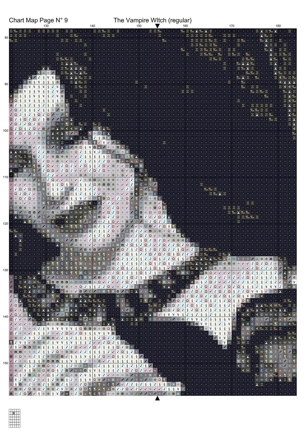 The Vampire Witch patterns are expertly created from art by Rachealmarie under Public Domain CC0 license
