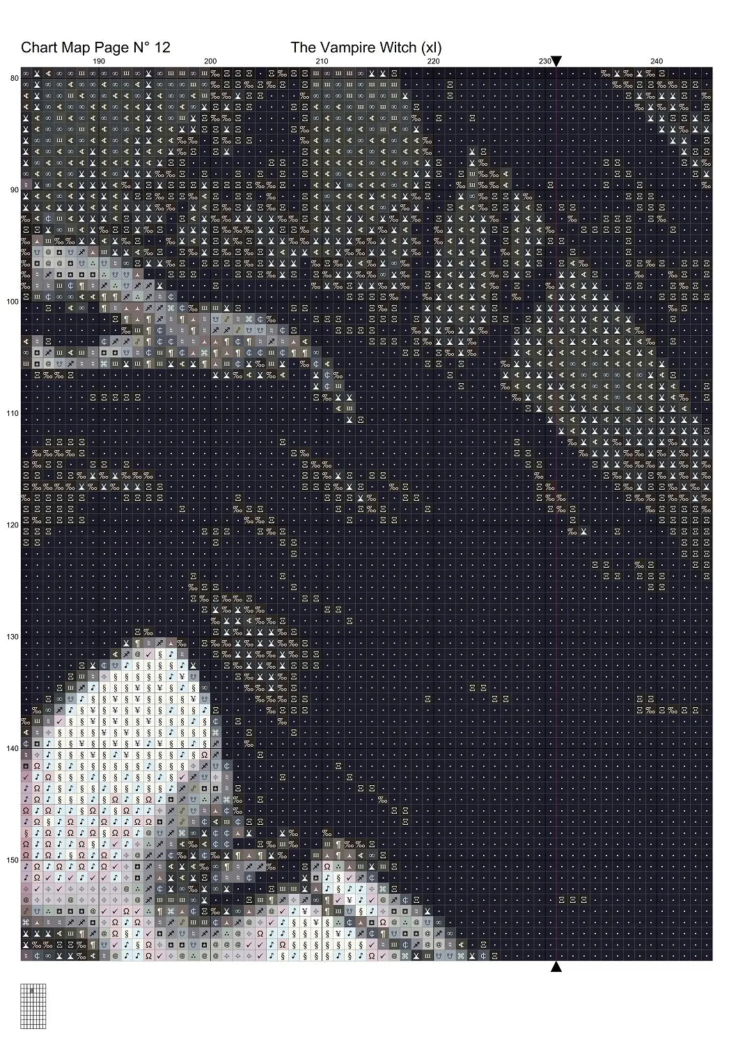 The Vampire Witch patterns are expertly created from art by Rachealmarie under Public Domain CC0 license