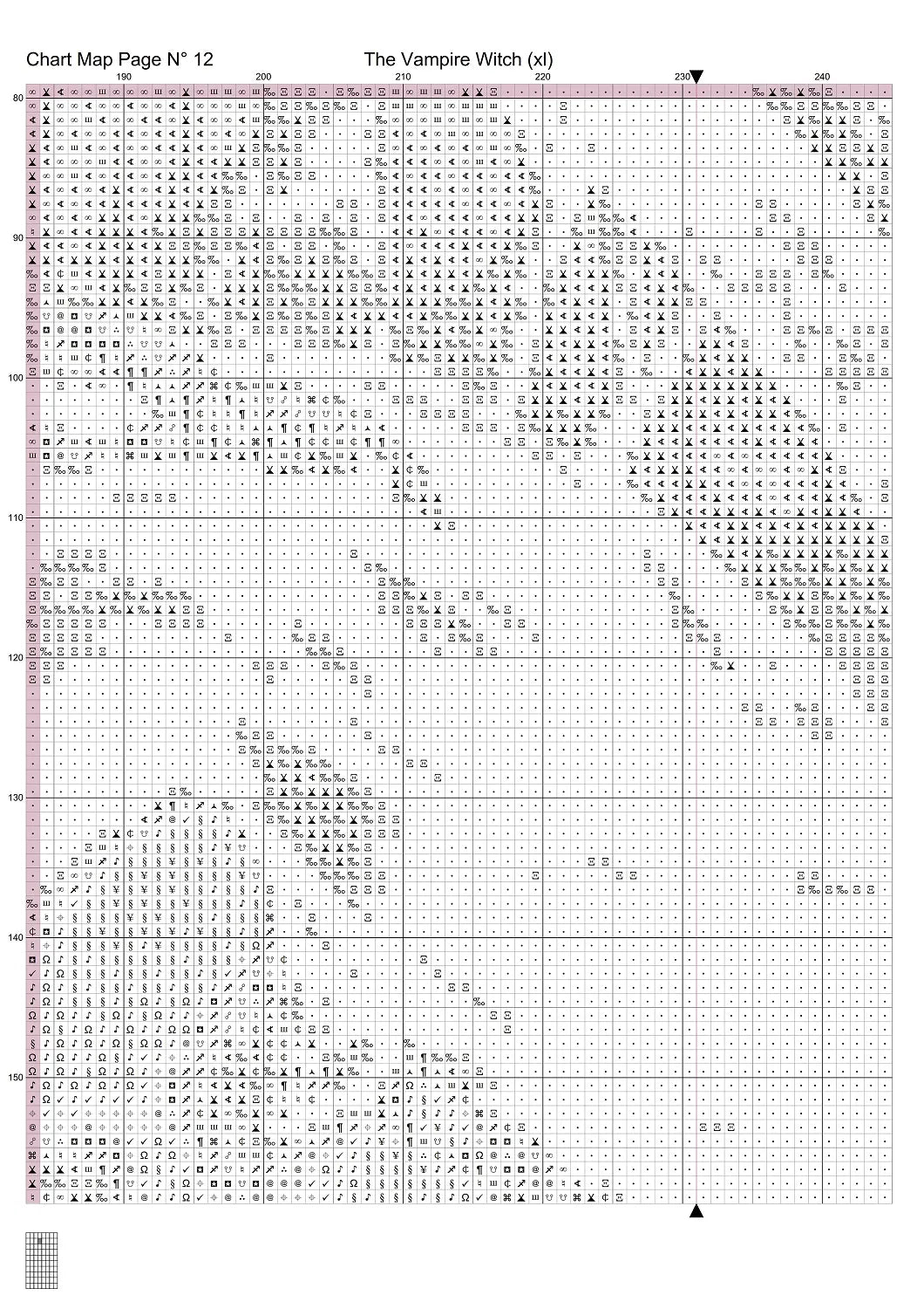 The Vampire Witch patterns are expertly created from art by Rachealmarie under Public Domain CC0 license