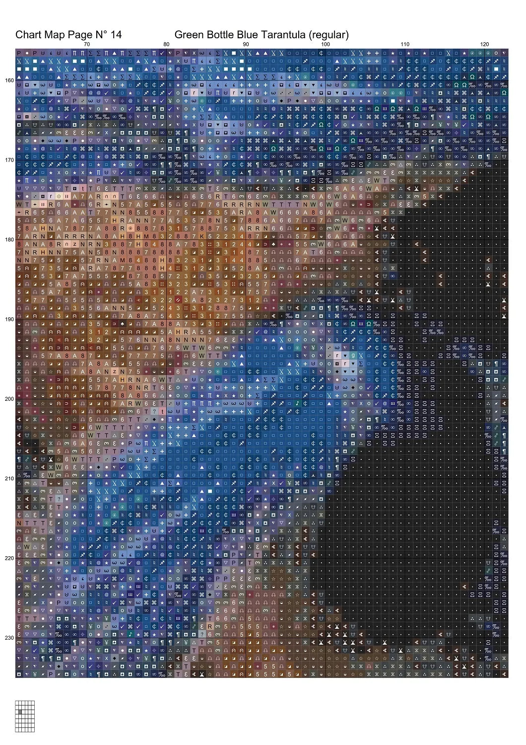Green Bottle Blue Tarantula *requested pattern*