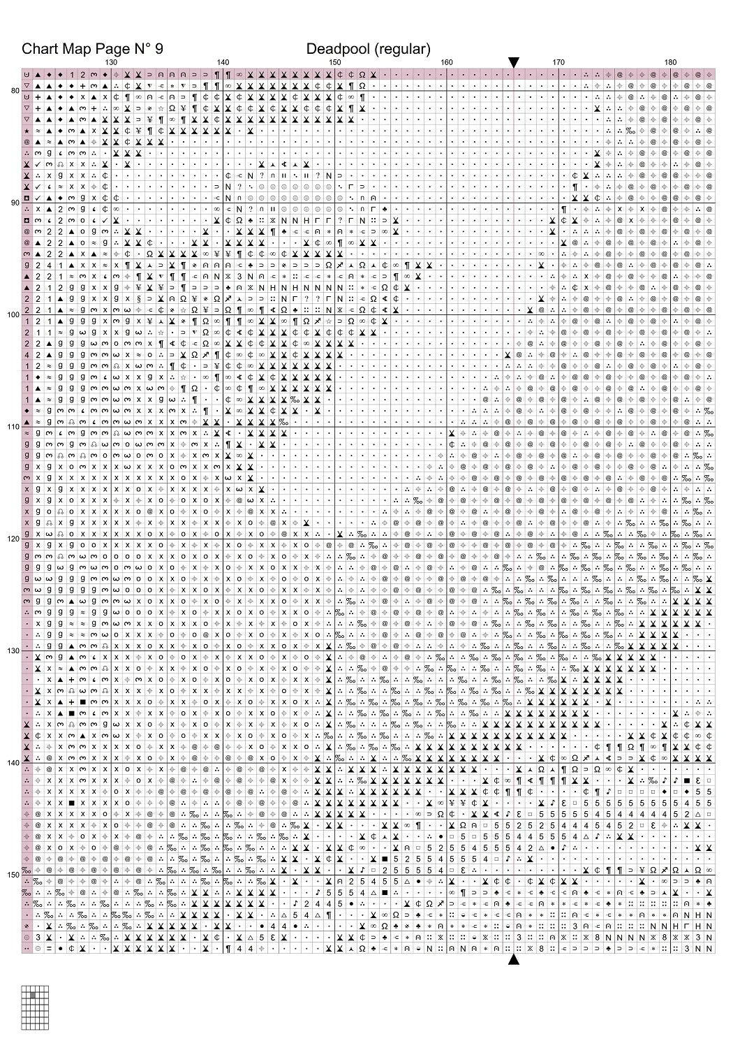 Deadpool cross stitch patterns expertly created by Sam Deadpool is a superhero pattern that comes as a full coverage pattern with no back-stitching. Additionally, Deadpool is available in 3 different design variations - cross stitch regular, regular extra colours & XL And each sale includes both B&W and colour charts