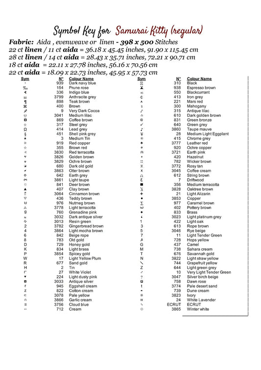 Samurai Kitty patterns are expertly created from art by Fractals99 under Public Domain CC0 license