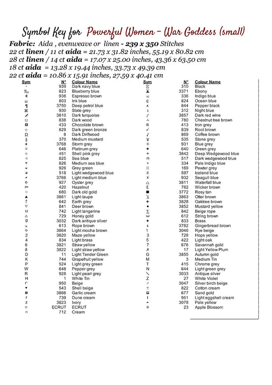 Powerful Women - War Goddess