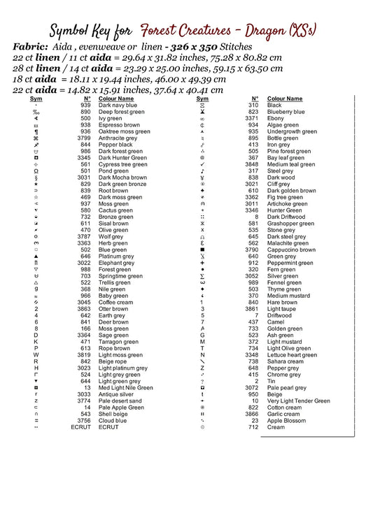 Forest Creatures - Dragon