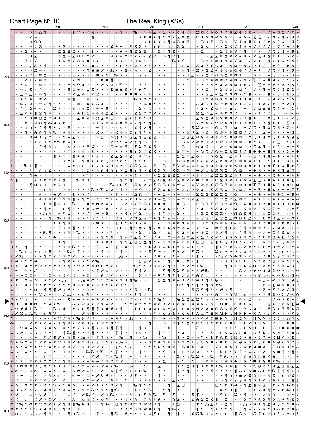 The Real King - Tiger cross stitch