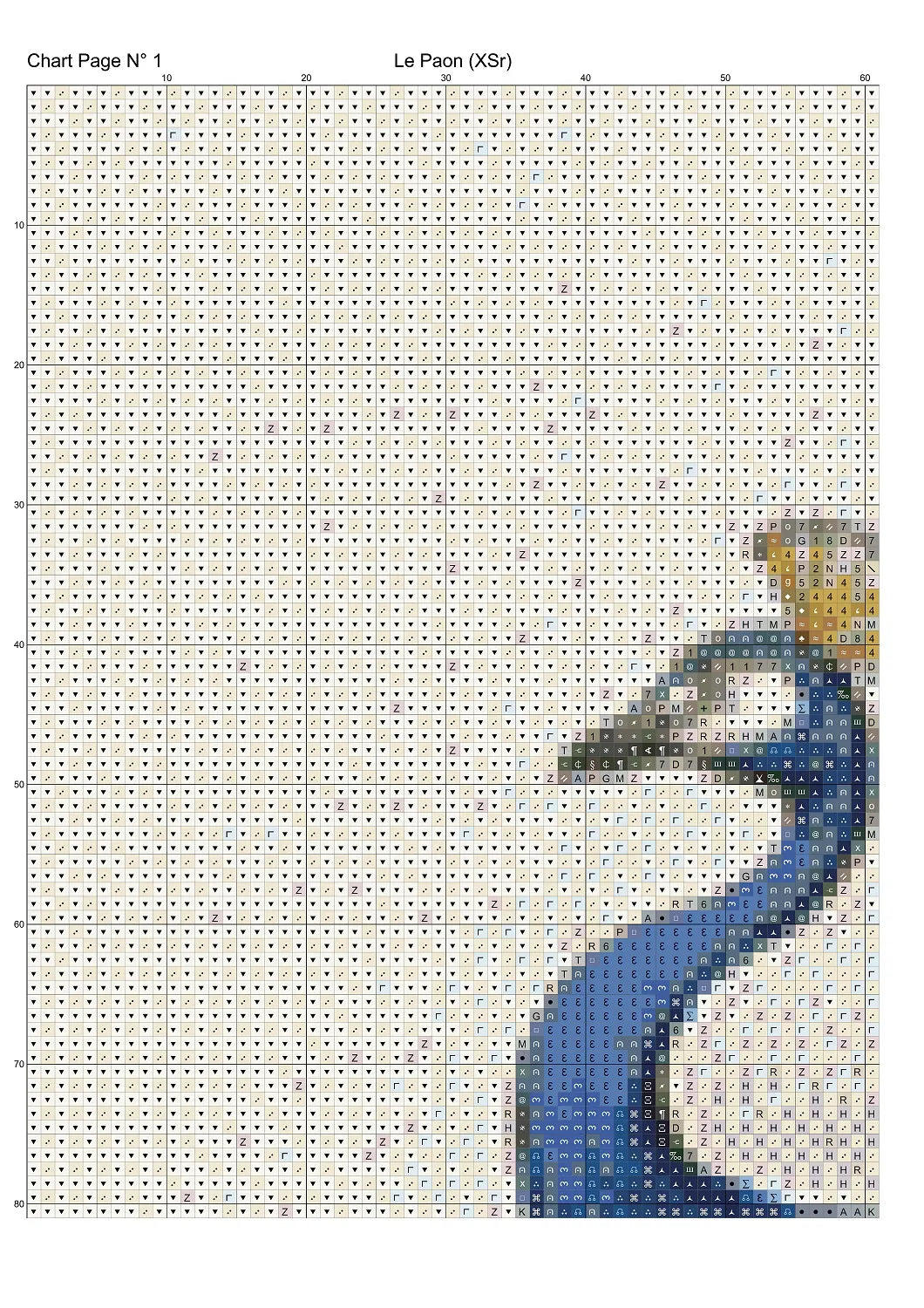 Le Paon (peacock)