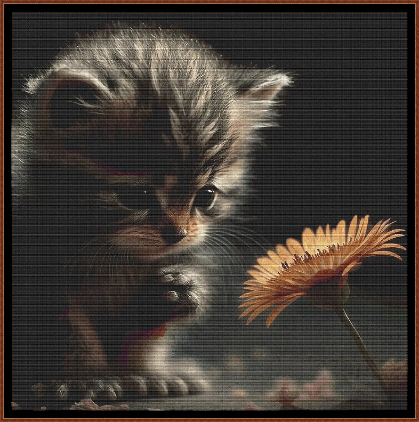 Kitty's First Flower