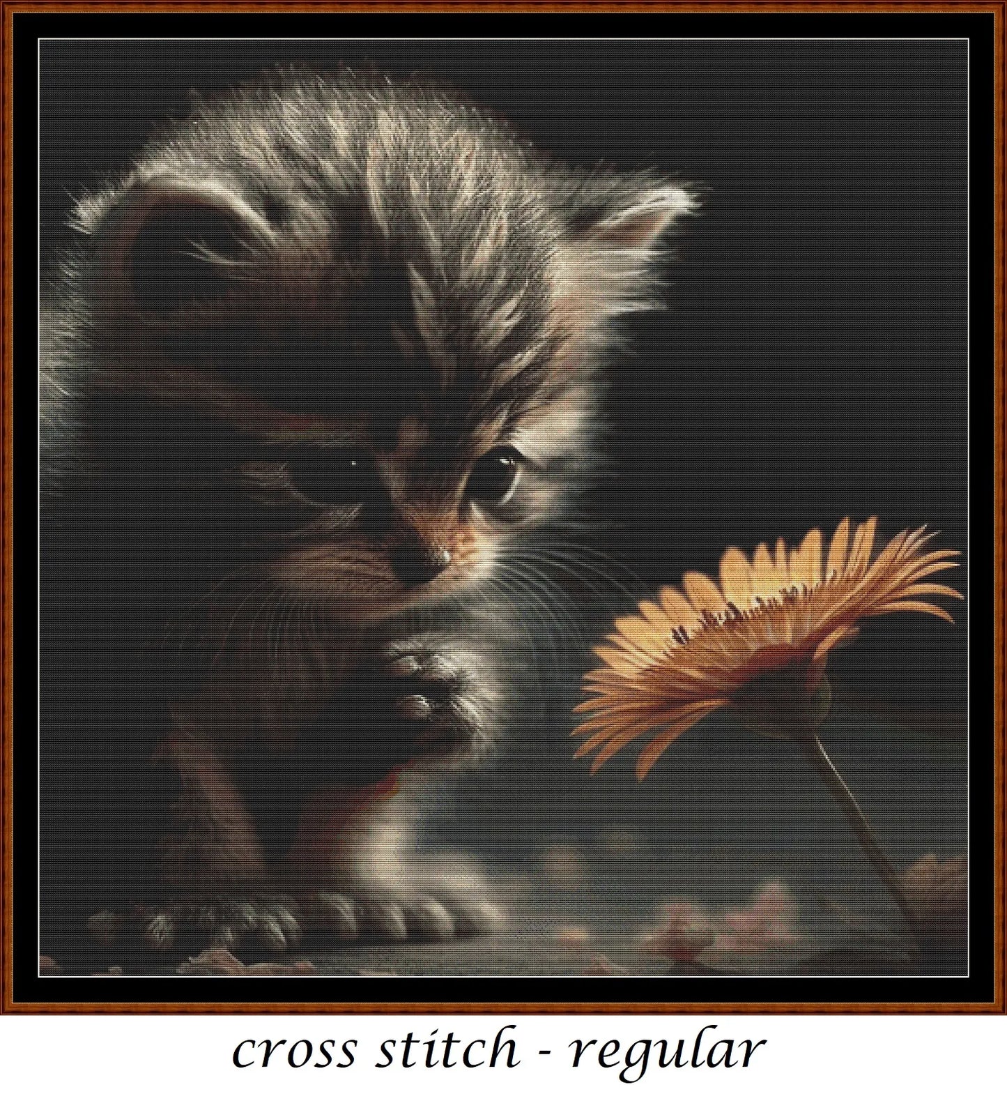 Kitty's First Flower