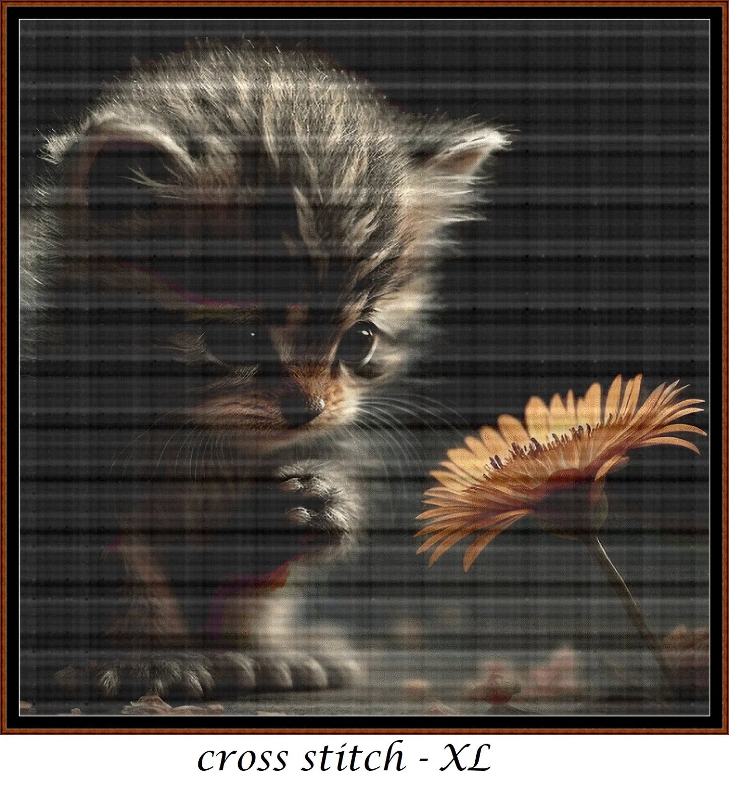 Kitty's First Flower