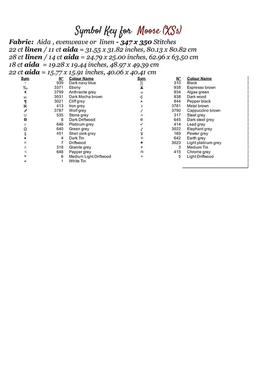 Moose patterns are expertly created from art by Karsten Bergmann under Public Domain CC0 license