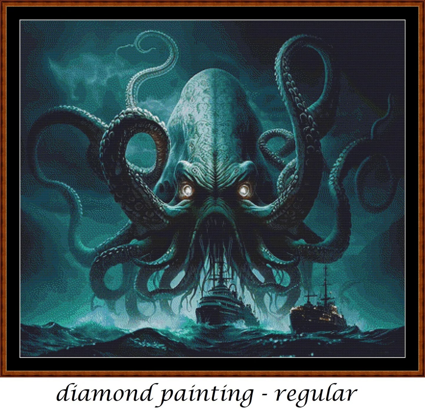 The Kraken patterns are expertly created from art by crannpic under Public Domain CC0 license