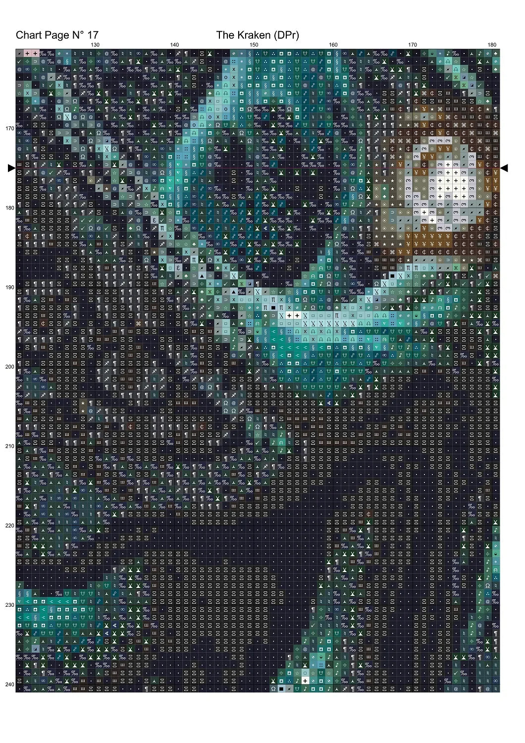 The Kraken patterns are expertly created from art by crannpic under Public Domain CC0 license