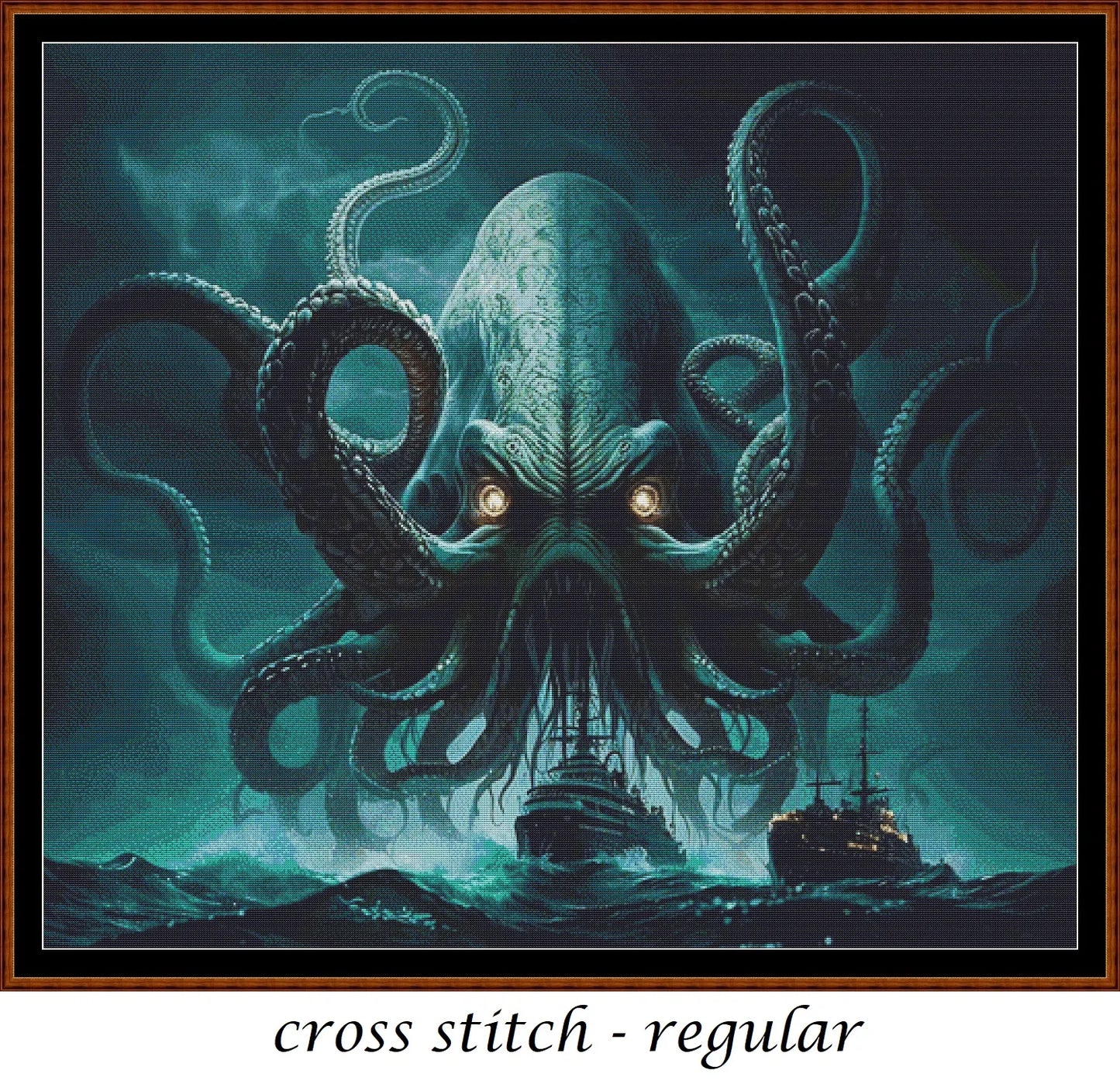 The Kraken patterns are expertly created from art by crannpic under Public Domain CC0 license