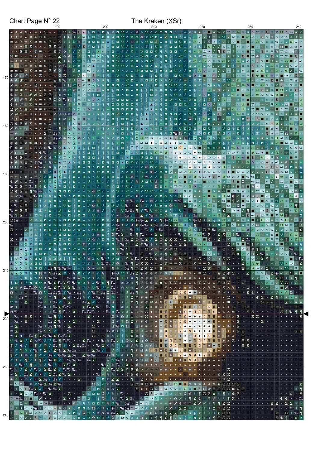 The Kraken patterns are expertly created from art by crannpic under Public Domain CC0 license