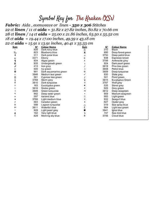 The Kraken patterns are expertly created from art by crannpic under Public Domain CC0 license