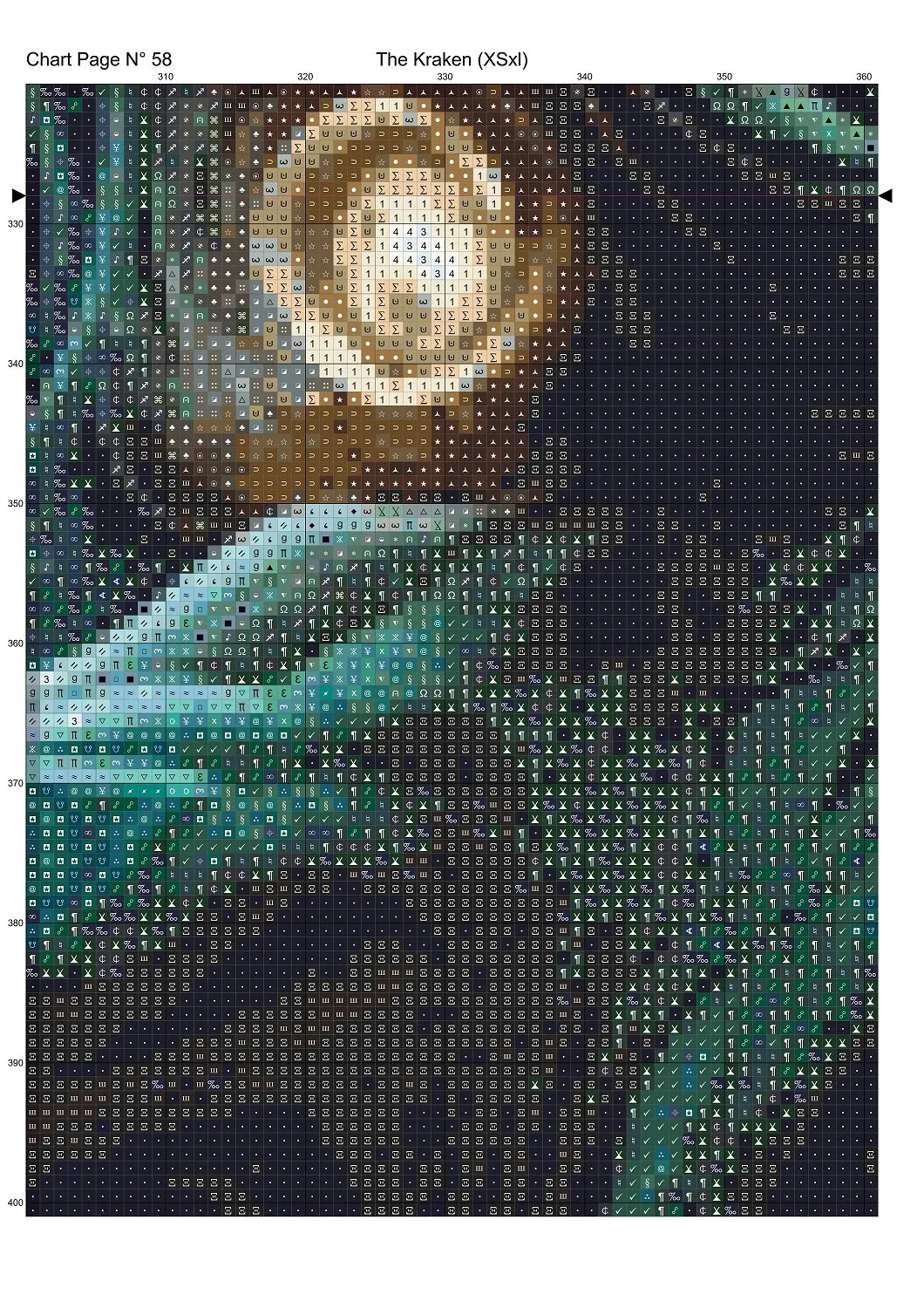 The Kraken patterns are expertly created from art by crannpic under Public Domain CC0 license
