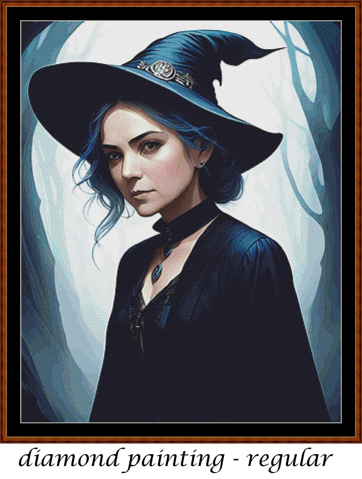 Young Witch patterns are expertly created from art by Julius H under Public Domain CC0 license