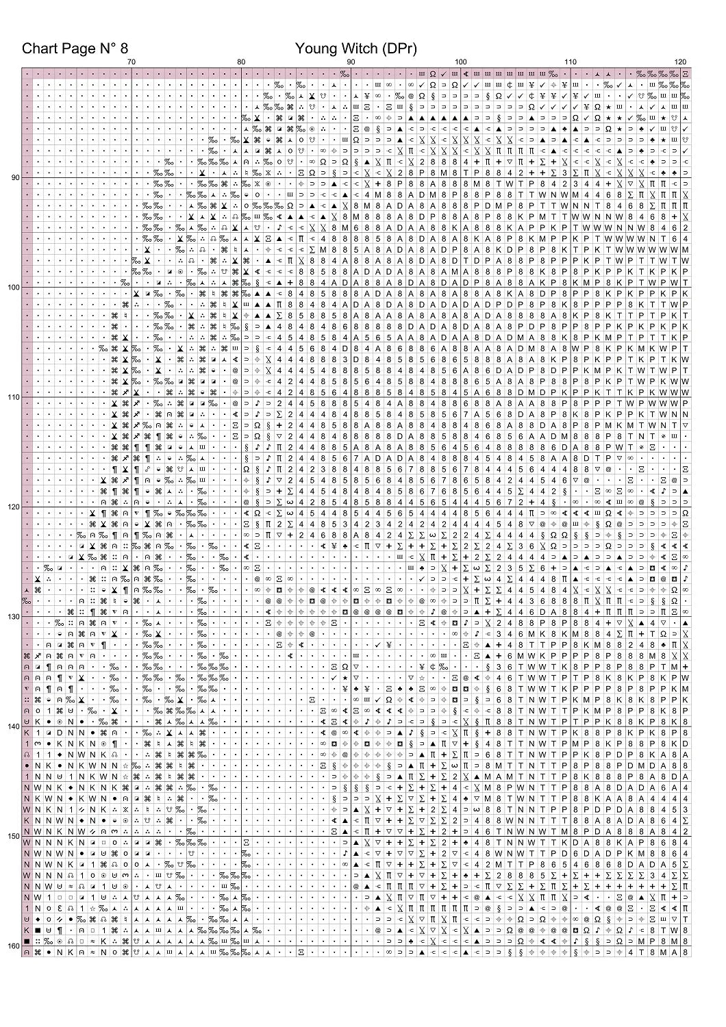 Young Witch patterns are expertly created from art by Julius H under Public Domain CC0 license