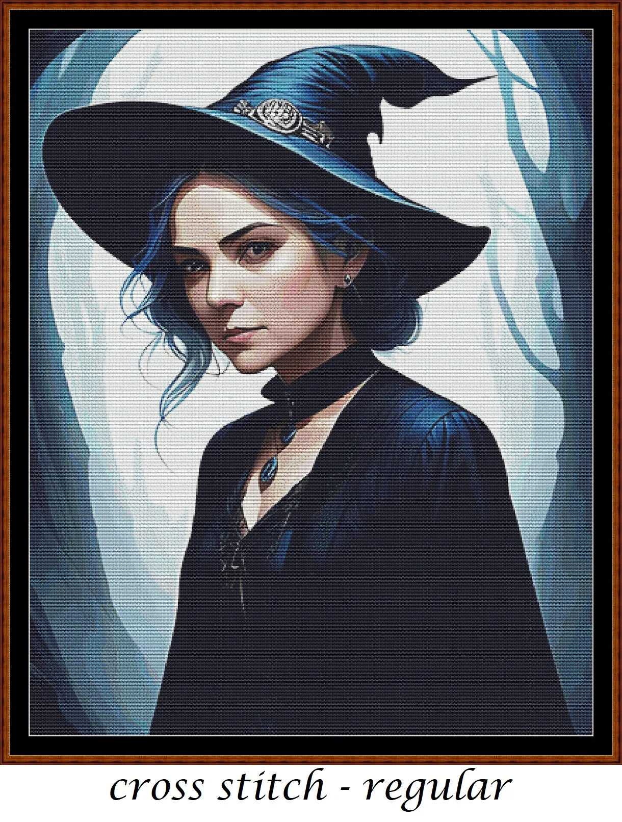 Young Witch patterns are expertly created from art by Julius H under Public Domain CC0 license