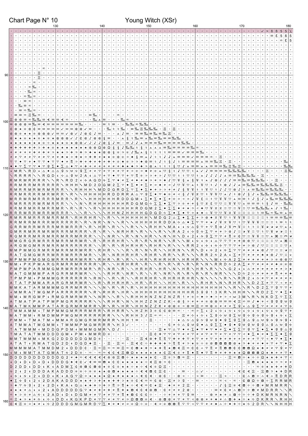 Young Witch patterns are expertly created from art by Julius H under Public Domain CC0 license