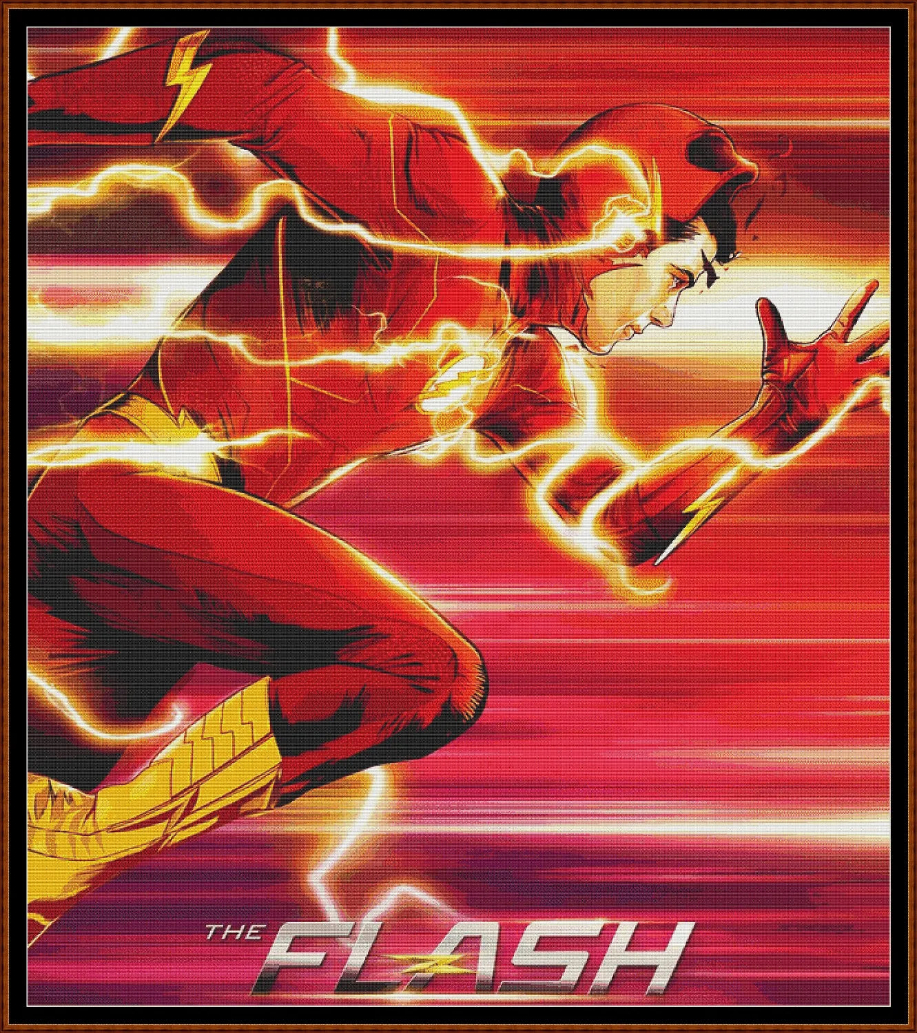The Flash patterns are expertly created from art by Julius H under Public Domain CC0 license