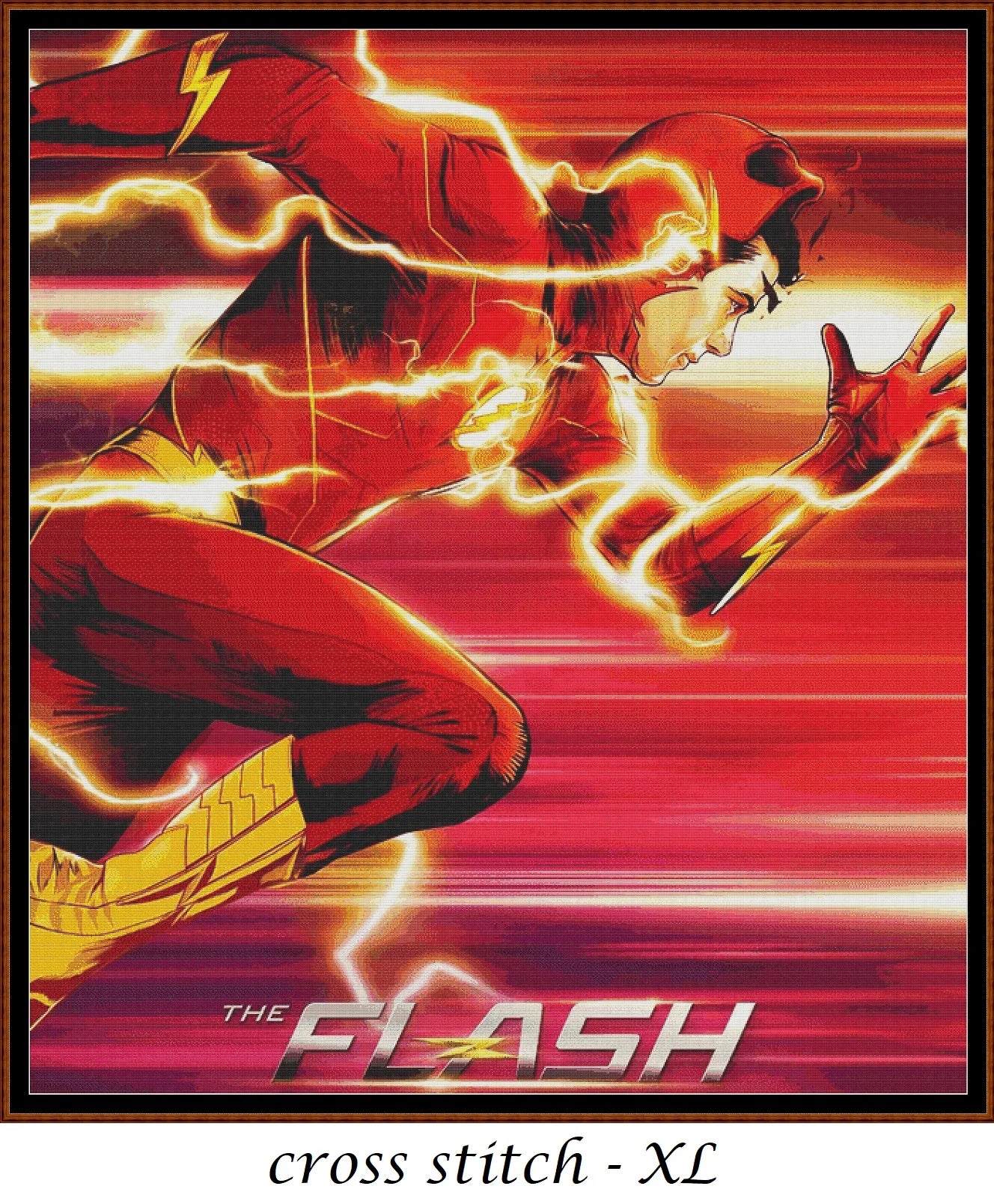 The Flash patterns are expertly created from art by Julius H under Public Domain CC0 license