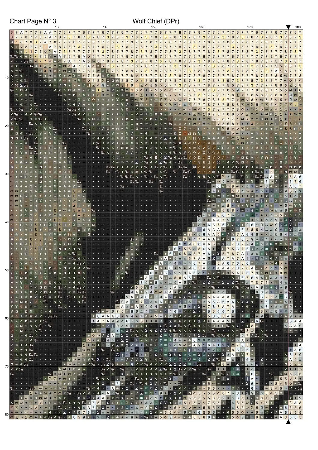 Wolf Chief tribal patterns are expertly created from art by Julius H under Public Domain CC0 license