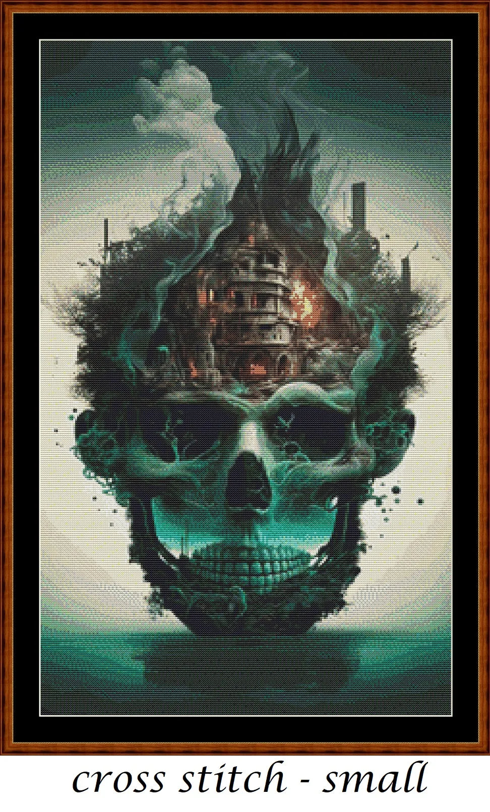 Skull Home patterns are expertly created from art by Gismi under Public Domain CC0 license