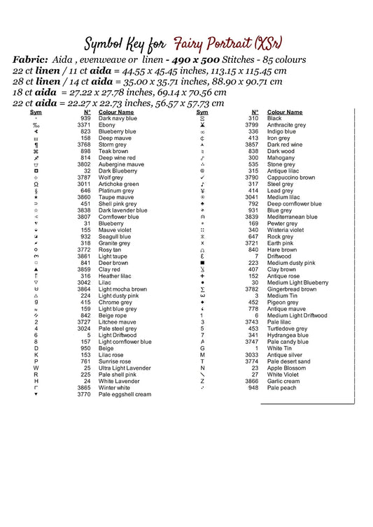 Fairy Portrait patterns are expertly created from art by crannpic under Public Domain CC0 license