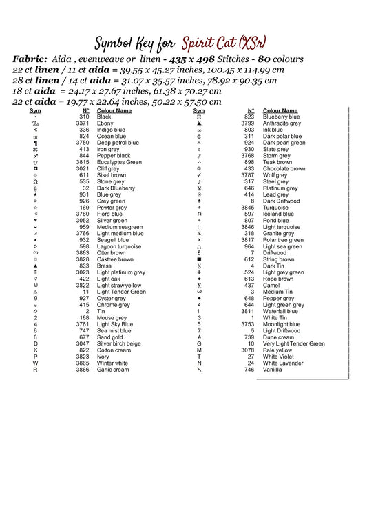 Spirit Cat patterns are expertly created from art by Dorothe (Darkmon_Art) under Public Domain CC0 license