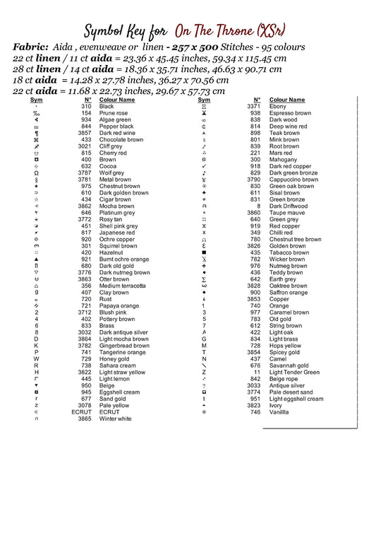 On the Throne patterns are expertly created patterns by Sam and feature Lucifer Morningstar