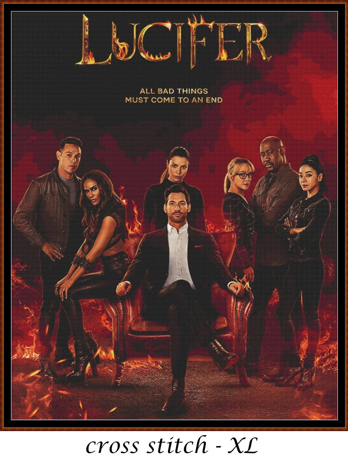 All Bad Things patterns are expertly created patterns by Sam and feature Lucifer Morningstar