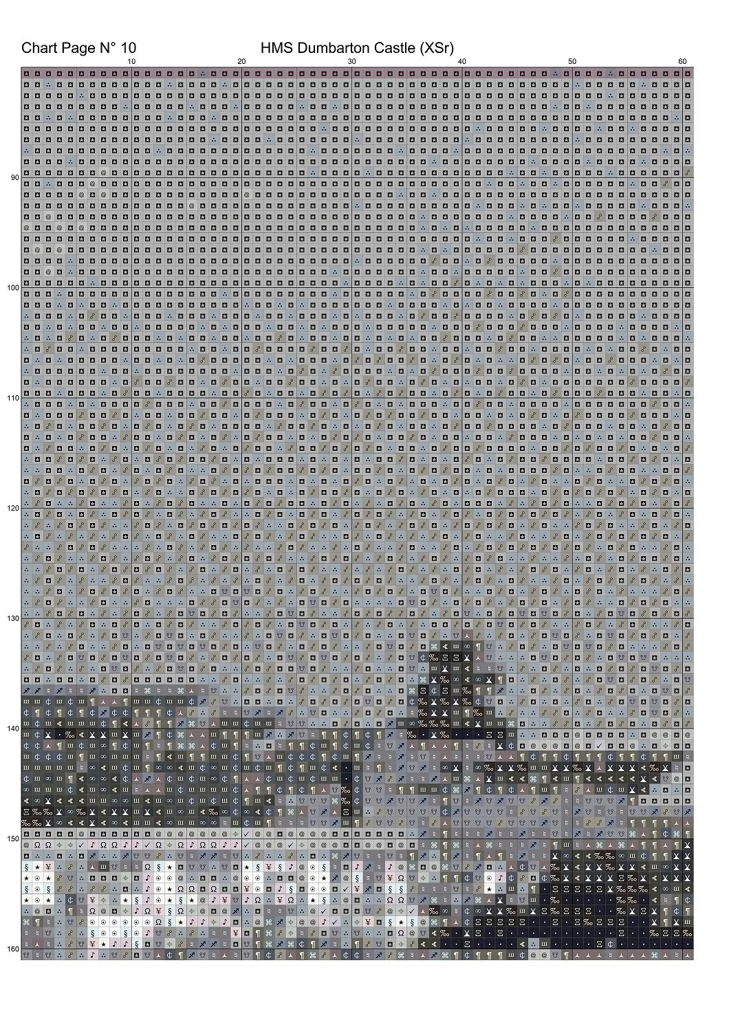 HMS Dumbarton Castle patterns are expertly created patterns by Sam